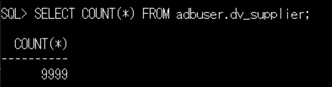 ADMINで件数を確認