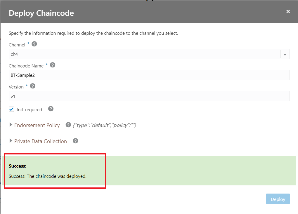 Deploy Success
