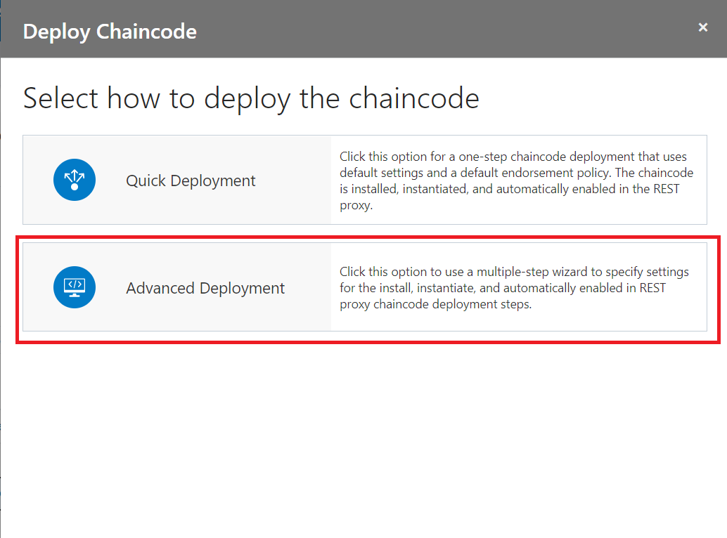 Advanced Deployment