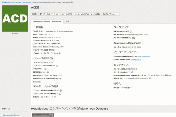 ACDのホーム